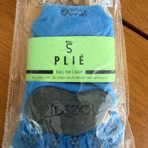 ToeSox Plie Full Toe Grip Size Small Pilates Socks